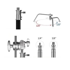 Зображення 4 Visico CS-8201B C-Stand Kit