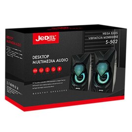 Зображення 2 Акустична система 2.0 Jedel S-502 Black