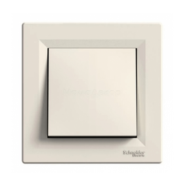 Зображення  Вимикач Schneider Electric Asfora EPH0500123 Cream одноклавішний-канальний