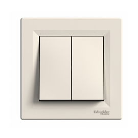 Зображення  Вимикач Schneider Electric Asfora EPH0600123 Cream без підсвітки
