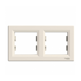 Зображення  Рамка для вимикачів Schneider Electric Asfora EPH5800223 Cream