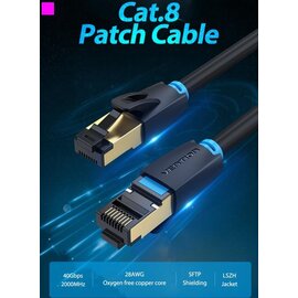 Изображение 2 Патч-корд витая пара Vention IKABH SFTP Cat 8 (2 м) black