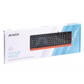 Зображення 4 Клавіатура A4Tech Fstyler FKS10 USB Black+Orange