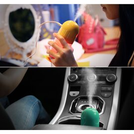 Зображення 6 Зволожувач повітря Remax RT-A500 Capsule Mini Humidifier Yellow