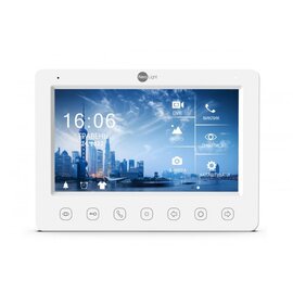 Зображення  Відеодомофон NeoLight KAPPA+ HD WF White сенсорні кнопки, Колір корпусу: білий