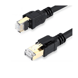 Изображение  Патч-корд витая пара Veggieg SSTP Cat.8 (0.5 м) black