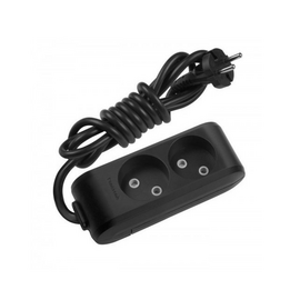 Изображение  Сетевой фильтр Panasonic X-tendia WLTB02232BL-UA 3m Black 2 розеток, Длина шнура: 3 м