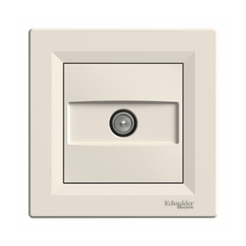 Зображення  Розетка Schneider Electric Asfora EPH3200123 Cream без кришки