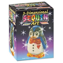 Изображение  Развивающий Sequin Art 3D Пингвин - SA0503
