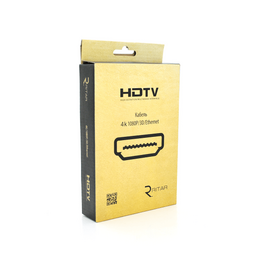 Изображение 3 Кабель мультимедийный Ritar PL-HD348 HDMI-HDMI Ultra HD 4K, 1080P, 3.0m, Black - YT-HDMI(M)/(M)V1.4-3.0m/19929