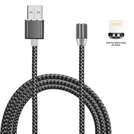 Зображення  Кабель XoKo SC-355i Magneto USB-Lightning, 1.2м Grey - SC-355i MGNT-GR