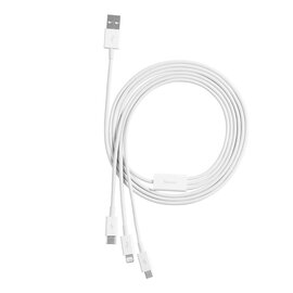 Зображення 2 Кабель Baseus Superior USB to M+L+C 3.5А 1.5m White - CAMLTYS-02