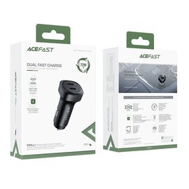 Зображення 3 Зарядний пристрій Acefast B2 72W dual USB-C Black &ndash; AFB2B