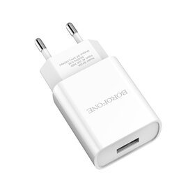 Зображення 3 Зарядний пристрій Borofone BA20A Sharp single port charger set(Type-C) White &ndash; BA20ACW