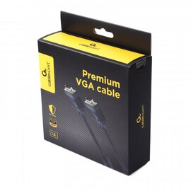 Зображення 3 Кабель мультимедійний Cablexpert VGA 3+9C HD15M/HD15M, 1,5 м, black - CCB-PPVGA-1.5M