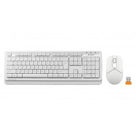 Зображення  Комплект мишка + клавіатура A4Tech FG1012 USB White
