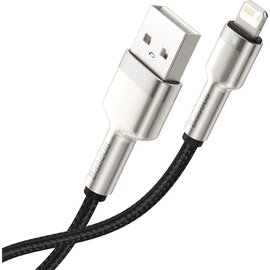 Зображення 4 Кабель Baseus Cafule Metal USB-Lightning, 2м Black &ndash; CALJK-B01