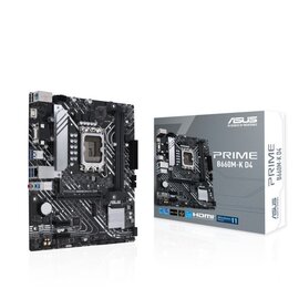 Изображение  Материнская плата Asus Prime B660M-K D4 (s1700, Intel B660, PCI-Ex16)