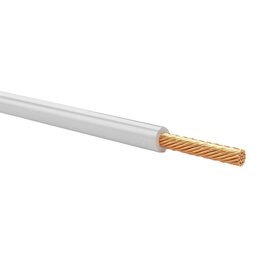Зображення  Електричний кабель Dialan ПВ-3 1.5 CU, White, 100м.
