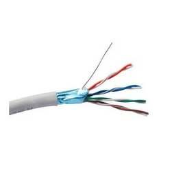 Зображення  Кабель вита пара Dialan FTP 5e 4x2x0.51 Cu внутр. (мідь) 50м (350МГц), Метрів в бухті: 50м.