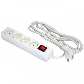 Изображение  Сетевой фильтр Grunhelm GS4W3M, Длина шнура: 3 м