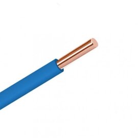 Зображення  Електричний кабель Dialan ПВ-1 1.5 CU, Blue, 100м., Перетин кабелю: 1.50