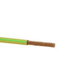 Зображення  Електричний кабель Dialan ПВ-3 1 CU, yellow-green, 100м., Перетин кабелю: 1.00