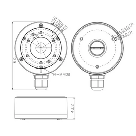 Зображення 2 Коробка з`єднувальна HikVision DS-1280ZJ-XS