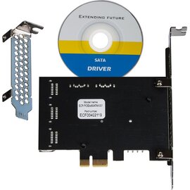 Зображення 4 Frime PCI-E x1 to 8 x Sata III, 88SE9215 &ndash; ECF-PCIEto8SATAIII001