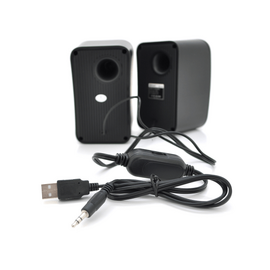 Зображення 2 Акустична система 2.0 Kisonli KS-06, USB + 3.5mm, Black