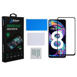 Зображення 3 Захисне скло BeCover для Realme 8 Black - 706657