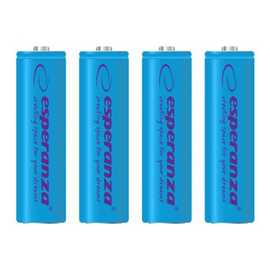 Изображение  Аккумулятор Esperanza Ni-MH AA/HR06 2000 mAh BL Blue 4шт