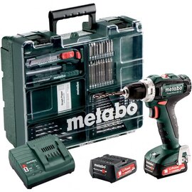 Зображення  Дриль-шурупокрут Metabo PowerMaxx SB 12 Set