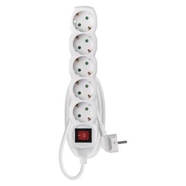 Зображення  Мережевий фільтр Emos P1521R 1.5м White 5 розеток