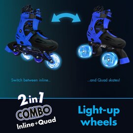 Зображення 5 Ролики для дітей Neon Combo Skates Blue - NT09B4