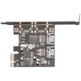Изображение  Frime PCI-E to 2 x Sata III, ASM1061 – ECF-PCIEto2SATAIII.LP
