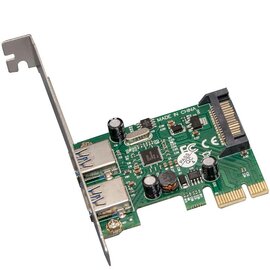 Изображение  Frime PCI-E to USB3.0 (2 порти) NEC720202 – ECF-PCIEtoUSB004.LP