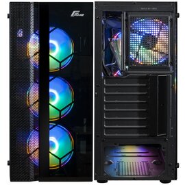 Зображення 2 Корпус Frime Nucleus Black USB 3.0 no PS&nbsp;&ndash; Nucleus-U3-GLS-4DTRMLT16.6WP