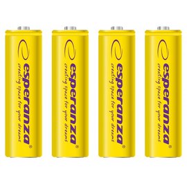Изображение  Аккумулятор Esperanza Ni-MH AA/HR06 2000 mAh BL Yellow 4шт