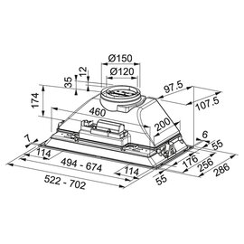 Зображення 2 Витяжка Franke Inca Smart FBI 705 GR, 305.0599.533