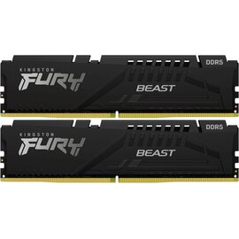 Изображение  Оперативная память Kingston Fury Beast Black DDR5 2x16384Mb 5600MHz &mdash; KF556C40BBK2-32