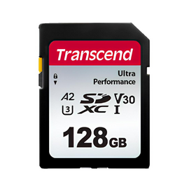 Изображение  Карта памяти Transcend 340S SDXC 128GB UHS-I U3 A2 - TS128GSDC340S, Объем памяти: 128 Гб