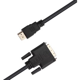 Изображение 2 Кабель мультимедийный ProLogix Premium HDMI-DVI M/M, V1.3, 0,5м - PR-HDMI-DVI-P-01-30-05m
