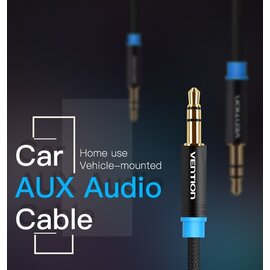 Изображение 4 Аудио кабель Vention Audio 3.5 mm M - 3.5 mm M, 1 m, Black - P350AC100-B-M