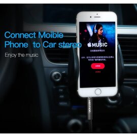 Изображение 5 Аудио кабель Vention Audio 3.5 mm M - 3.5 mm M, 1 m, Black - P350AC100-B-M