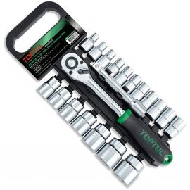 Изображение  Торцевые головки Toptul 1/2" 20шт. 8-32мм - GABB2001