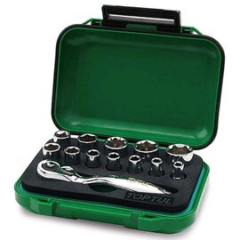 Изображение  Торцевые головки Toptul 1/4" 13шт. - GABW1301