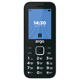 Зображення  Мобільний телефон Ergo E241 Dual Sim Black