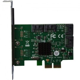 Изображение  Контроллер для ПК Frime PCI-E x2 RAID SataIII, 88SE9230 – ECF-PCIE4sRAID001.LP