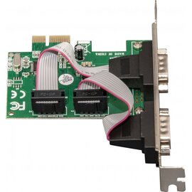 Изображение  Frime PCI-E x1 to RS232, WCH382L – ECF-PCIEto2SWCH382.LP